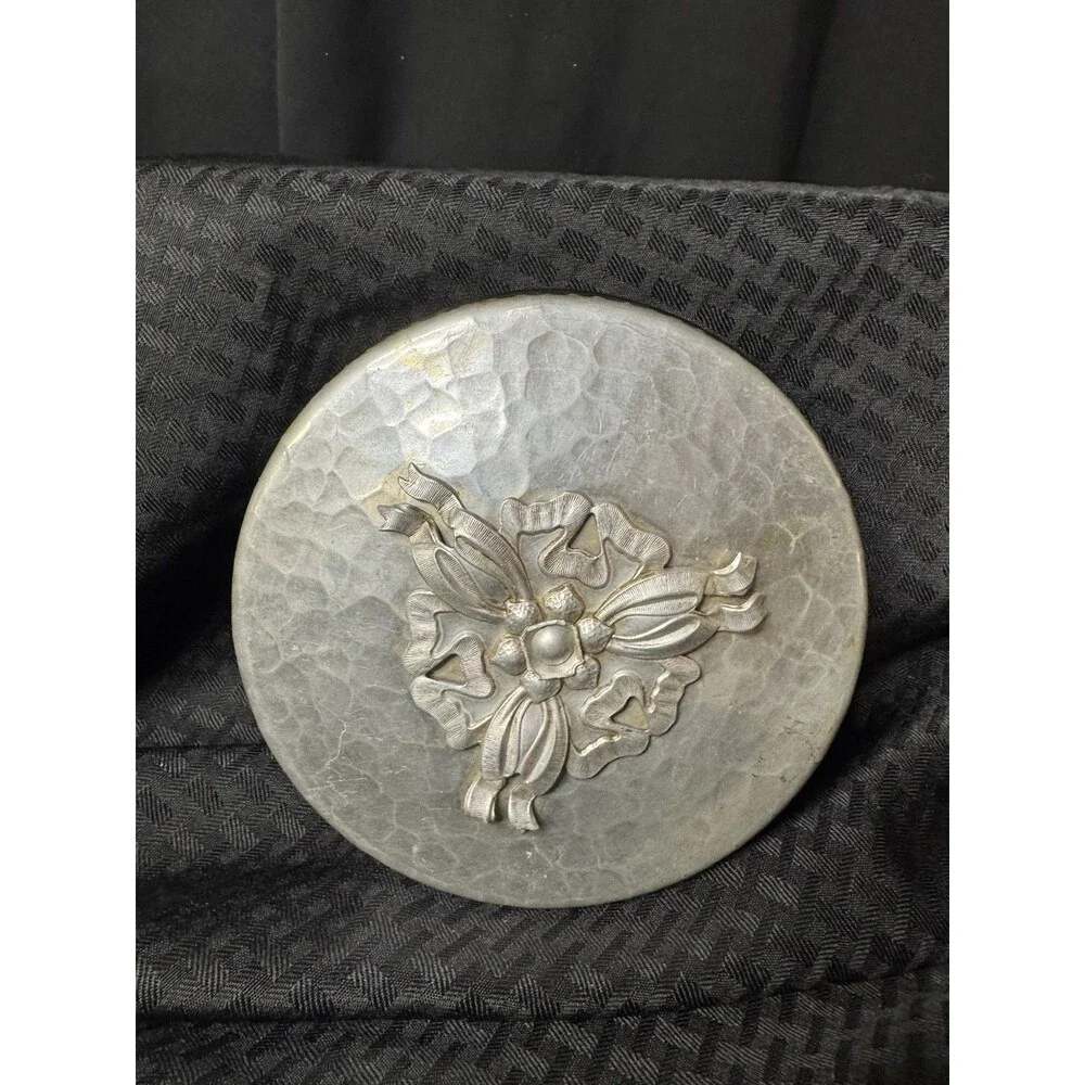 Candy Dish With Silver Lid